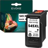 Evoke Printer cartridge CANON PG 545 zwart XL | 15 ml | 400 pagina's | compatibel met iP2850 MG2450 2455 2550 2950 TS3350 3450 TS3351 3450