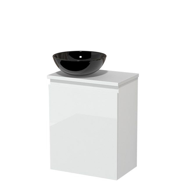 Maxaro Modulo Toiletmeubel 41 cm Hoogglans Wit Greeploos