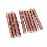 LOBERON Kaars set van 12 Bauceau roze
