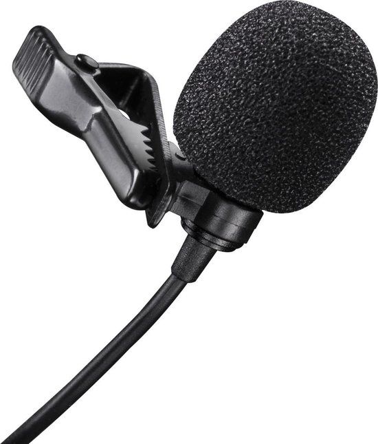 Walimex Lavalier Bedraad Zwart - Microfoon - 2 jaar garantie