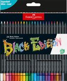 Faber-Castell Blackwood Black Edition Kleurpotloden, etui van 24
