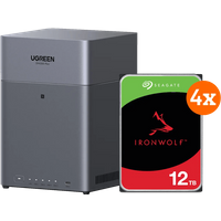 UGREEN NASync DH4300 + Seagate Ironwolf 12TB 4-Pack