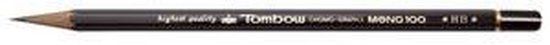 Tombow Potlood "MONO 100", F, Grijs, Hout, 12 Stuks