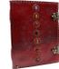 Ancient Wisdom Leren Bezoekersboek Groot - Notitieboek - 7 Chakra - Handgemaakt - 25x32.5cm - 200 Pagina's