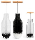 Unyqoos® set de 2 brosses à bouteilles longues