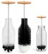 Unyqoos® set de 2 brosses à bouteilles longues