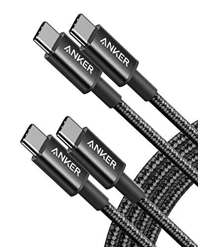 Anker USB-C naar USB-C laadkabel - 1,8 m - Dubbelpak - Zwart