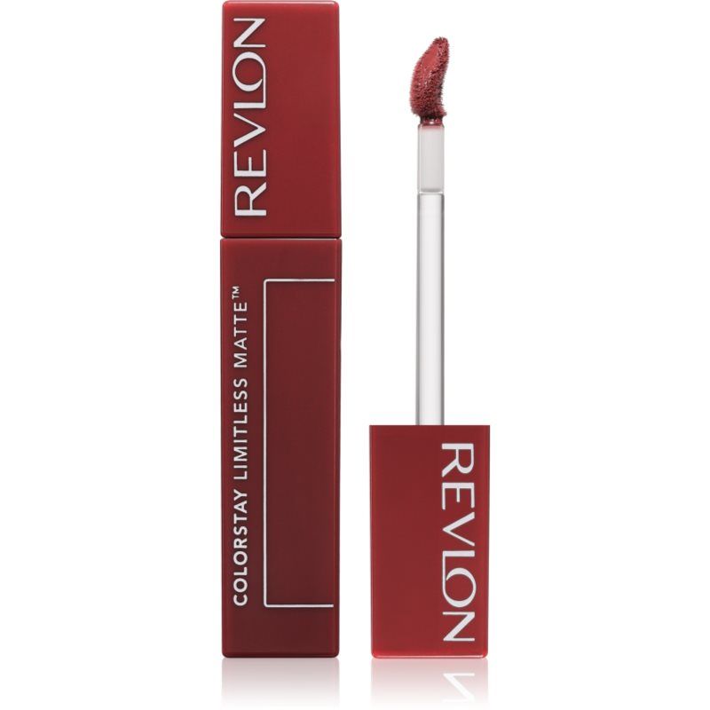 Revlon Lipstick, ColorStay Limitless Matte Liquid Lipstick, Veganistische formule, vlekvrij, duurzaam, licht en comfortabel, waterdicht, 013 Real Deal, 5 ml