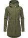 Ragwear Functionele mantel 'Ybela' groen