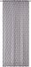 Elbersdrucke Gordijn met lussen Alea 255x140 cm grijs semi-transparant