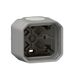 Opbouwdoos Legrand Opbouwdoos - 1-voudig - grijs - plexo 069651l