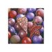 Papieren servetten, glanzend paars, 33 x 33 cm, 20 stuks
