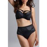 Marlies Dekkers Wing Power Black And Grey Balcony Bra 70F