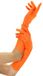 Finidi Oranje handschoenen lang neon