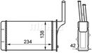 MAHLE AH 49 000S binnenwarmtewisselaar BEHR