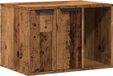 vidaXL Kattenbakkast 60x40x40 cm bewerkt hout oud houtkleurig
