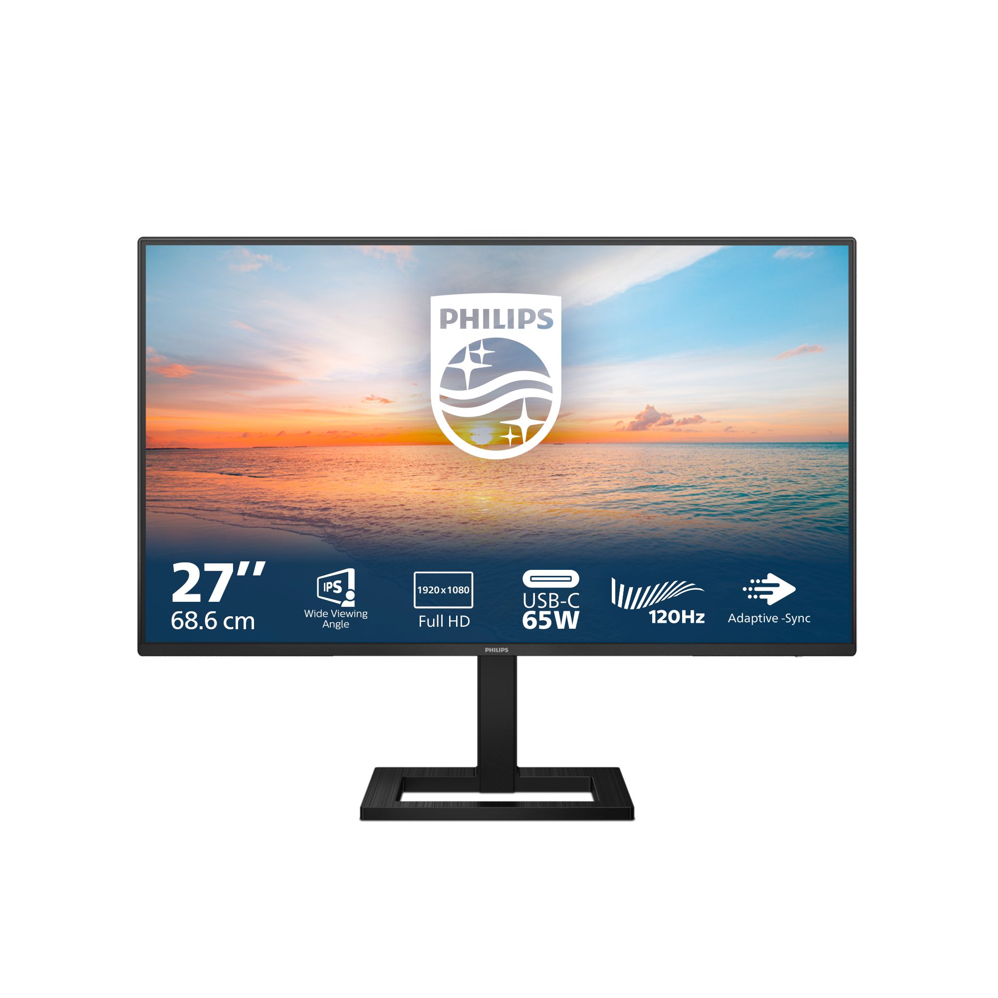 Philips 27" Full HD USB-C Monitor - 100Hz - 65W - 27E1N1300AE/00