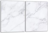TMK ArtDeko Snijplank - 2x40x52 - Marmereffect - Glazen bescherming