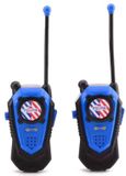 JohnToy Politie Walkie Talkie - 2 Handsets - 80m Range - Blue