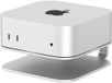 Casecentive Aluminium Stand - Standaard geschikt voor Mac Mini M4 / M4 Pro - zilver