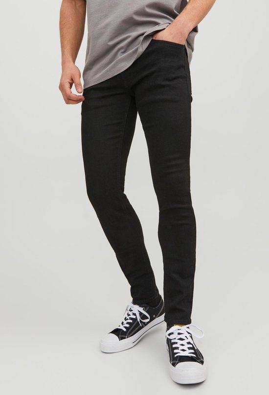 JACK & JONES Liam Original Loose Fit Jeans - Black Denim - Men's W32/L34