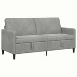 vidaXL Canapé avec rangement Gris clair 172 x 78 x 87 cm Polyester
