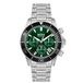 BOSS HB1514321 SEALINER 44mm Heren Polshorloge Groen Stalen Band