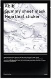 Abib Gummy Sheet Mask - Heartleaf Sticker 1stuks