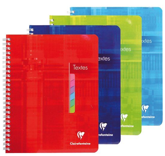 Clairefontaine gelinieerd schrijfschrift met spiraal, 170 x 220 mm