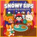 Snowy Sips: Cute and Easy Coloring Book for Adults and Teens