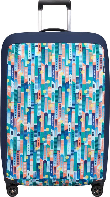 Samsonite Kofferhoes - Foldable luggage cover L Cityprint