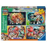 Ravensburger Kinderpuzzel - Paw Patrol 3 Dino Movie - 4 x 42 stukjes