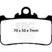 Ebc Hh Fa759hh Plaques de frein frittées Transparent