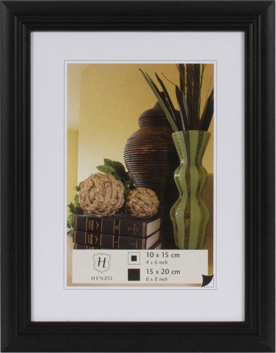 Henzo Artos Fotolijst - 15x20 cm - Zwart - Hout