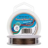 BENECREAT Aanslagbestendige antiekbronzen draad, 24 gauge (0,5 mm), koperdraad voor het maken van sieraden maken, 30 m