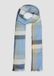 s.Oliver Foulard à carreaux avec illustration - Femme - Polyester - bleu marine