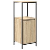 VidaXL Badkamermeubel met planken 36x35x95 cm Sonoma eikenkleurig