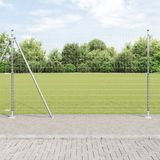 vidaXL Euro-hek met betonnen voetstuk 10 x 1,6 m gegalvaniseerd staal