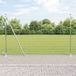 vidaXL Euro-hek met betonnen voetstuk 10 x 1,6 m gegalvaniseerd staal