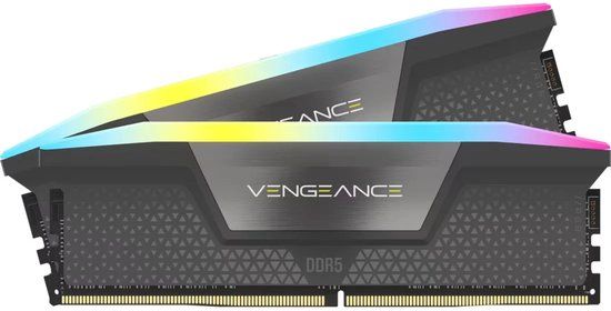 Corsair Vengeance RGB 64GB (2x32GB) DDR5 6000MHz - Intel XMP