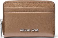 Michael Kors Jet Set Small Zip Around Coin Card Case Bruin Cuir Dames Adultes Automne/Hiver