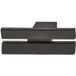 Häfele bouton de meuble H2365 en métal, noir mat 60 x 27 mm