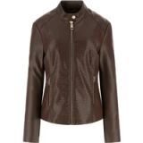 Guess Claudine Biker leren jas voor vrouwen