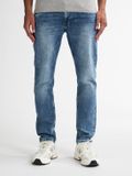 Petrol Industries Heren Jeans Slim Fit Seaham - Spijkerbroek - Essentials Collection - Blauw - Maat W34L34