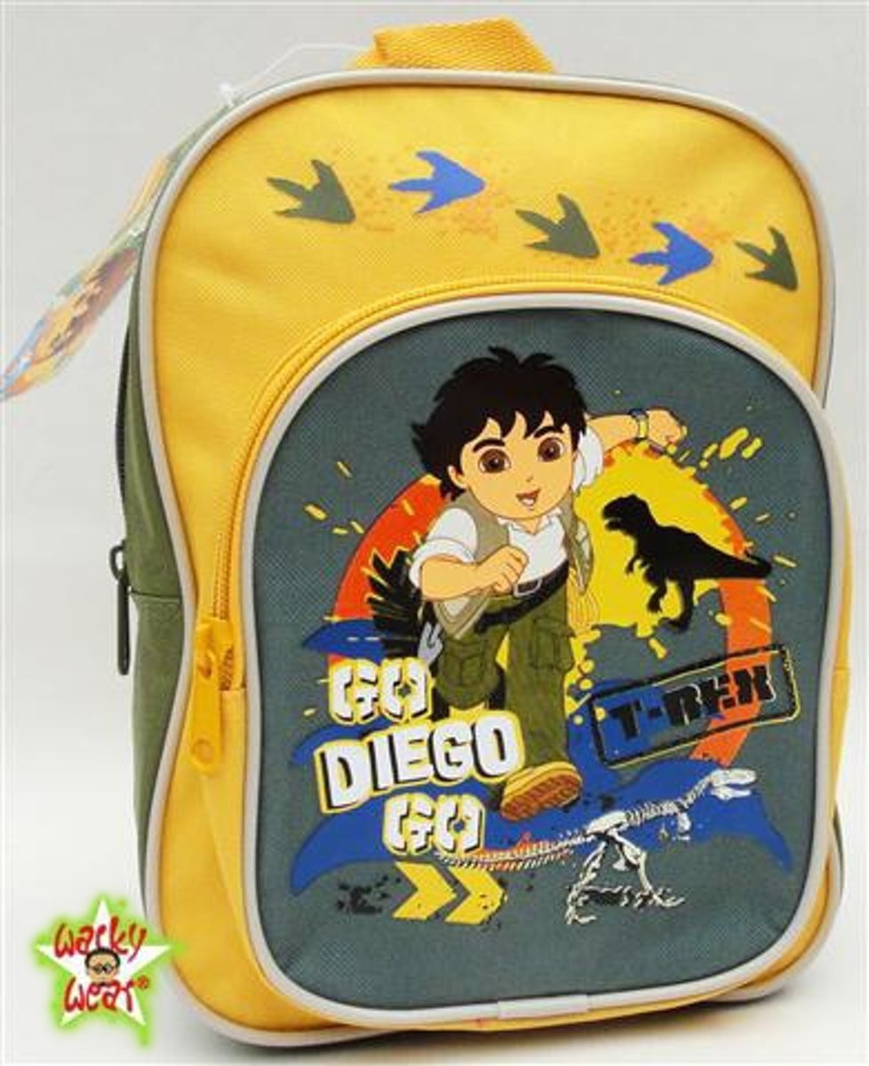 Nickelodeon Diego Rugzak School Tas Peuter Rugzak - Geel