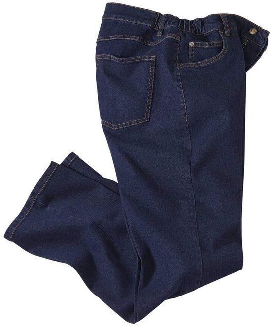 ATLAS FOR MEN - Stretch jeans met elastische taille - Heren - Verkrijgbaar in grote maten - W32