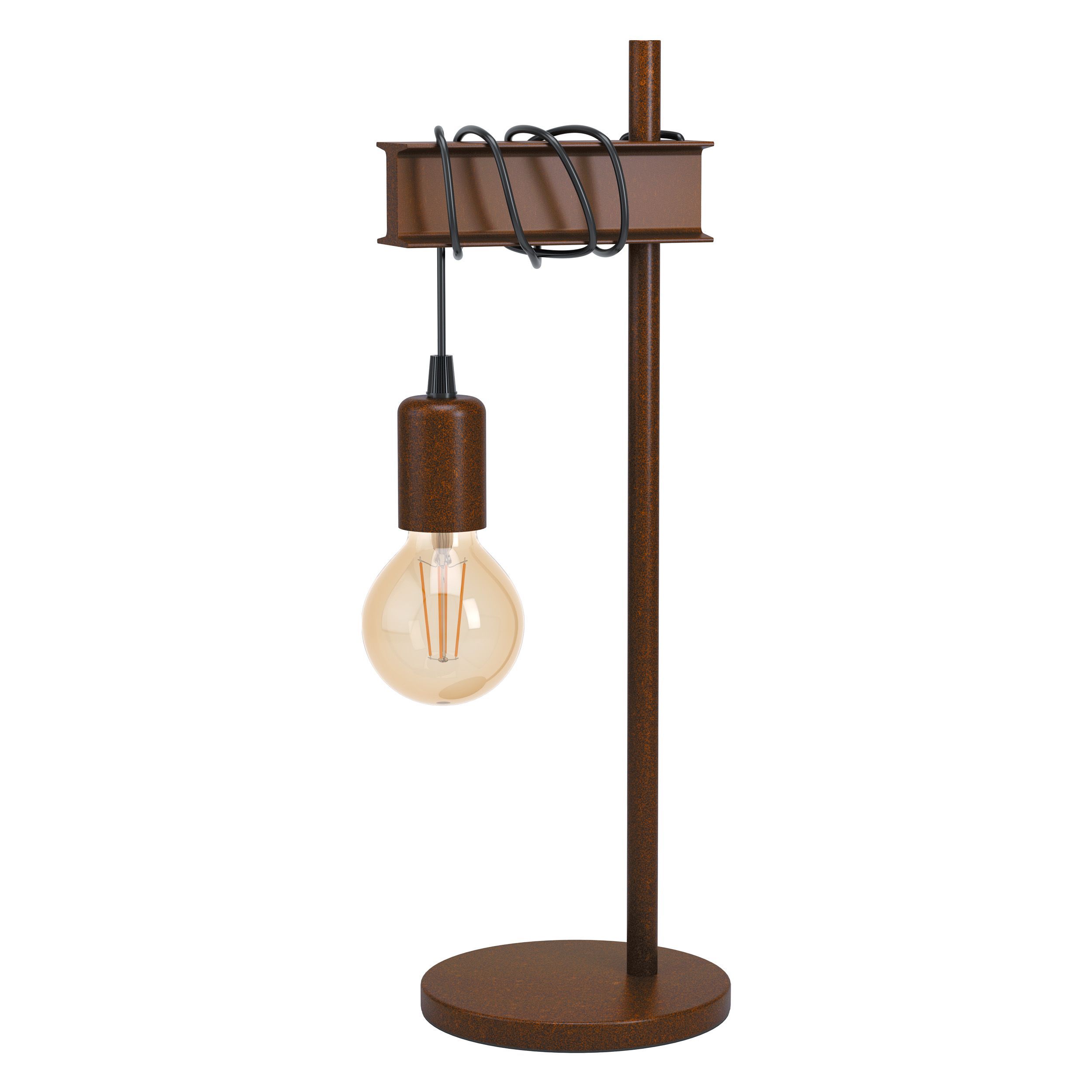 EGLO Townshend 4 Tafellamp - Bruin - Staal - E27 - 50 cm