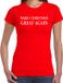 Make Christmas great again T-shirt de Noël rouge pour femmes S