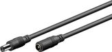 Goobay 76635 DC verlengkabel Zwart 1,5 m 5.5 x 2.1 mm