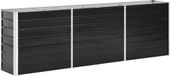 Maison Exclusive - Rehausseur de jardin, acier galvanisé, 240 x 40 x 77 cm, anthracite